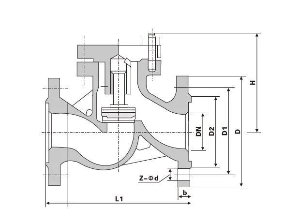 New Type Metal Check Valve Lift Style Check Valve